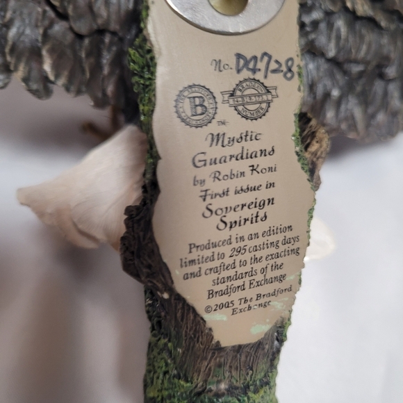 Bradford Exchange Eagle Wall Hanging Mystic Guardians by Robin Koni 2005 - Picture 7 of 13